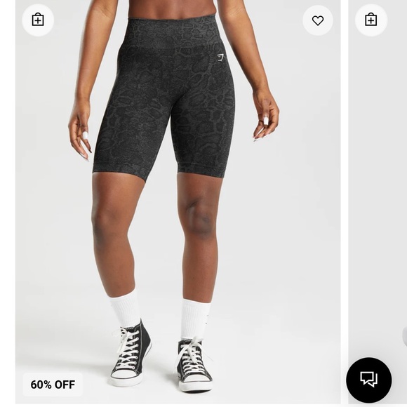 Gymshark Adapt Camo seamless shorts size small! Brand new only wore once. Black - Picture 2 of 4